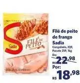 Sam's Club Sadia - filé de peito de frango oferta