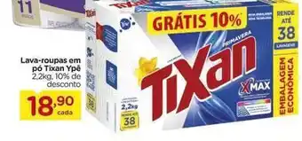 Carrefour Tixan ypê - lava-roupas em po oferta