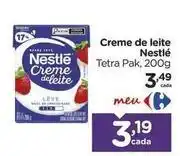 Carrefour Nestlé - creme de leite oferta