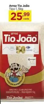 Carrefour Tio joão - arroz oferta