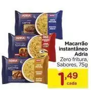 Carrefour Adria - macarrão instantâneo oferta