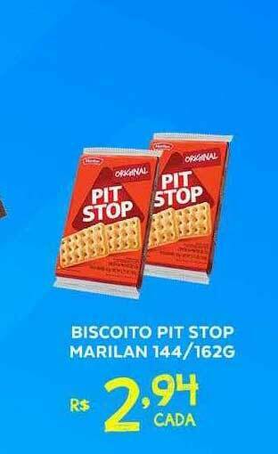 Bahamas Supermercados Biscoito Pit Stop Marilan oferta