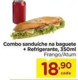 Carrefour Combo sanduíche na baguete + refrigerante oferta