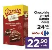 Carrefour Garoto - chocolate em pó oferta