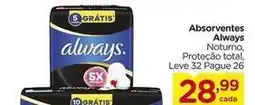 Carrefour Always - absorventes oferta
