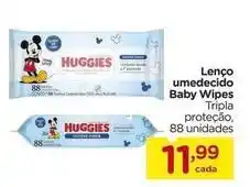 Carrefour Huggies - lenço umedecido baby wipes oferta