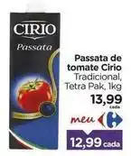 Carrefour Cirio - passata de tomate oferta