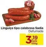 Carrefour Sadia - linguiça tipo calabresa oferta