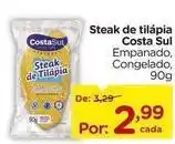 Carrefour Costa sul - steak de tilápia oferta