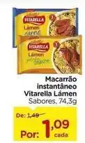 Carrefour Vitarella - macarrão instantâneo oferta