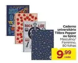 Carrefour Tilibra - caderno universitário oferta