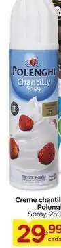 Carrefour Polenghi - creme chanti oferta
