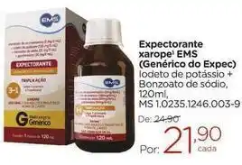 Ems - expectorante xarope