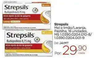 Strepsils - mele limao/ laranja, pastilla, 16 unidades, ms. 10390.204.010-8
