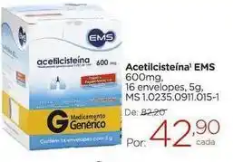 Ems - acetilcisteína