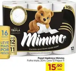 Carrefour Mimmo - papel higiênico oferta
