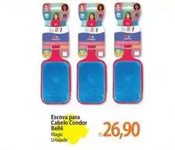 Atacadão Condor - escova para cabelo belle oferta