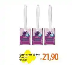 Atacadão Condor - escova para banho oferta