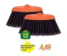 Atacadão Condor - vassoura limpa piso oferta