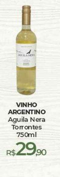 Peg Pese Vinho Argentino Aguila Nera Torrontes oferta