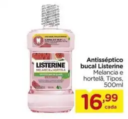Carrefour Antisséptico bucal listerine melancia e hortelã oferta