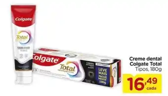 Creme dental Colgate Total Tipos