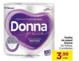 Carrefour Toalha de papel Donna oferta