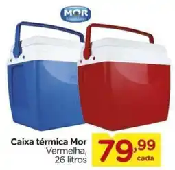 Carrefour Caixa térmica mor vermelha oferta