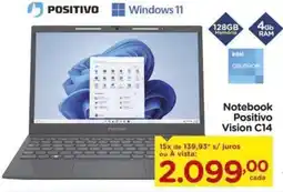 Carrefour Notebook Positivo Vision C14 oferta
