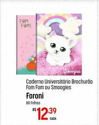 Caderno Universitãrio Brochurão Fom Fom Ou Smoogies Foroni