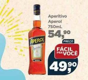 Supermercados São Vicente Aperitivo Aperol oferta