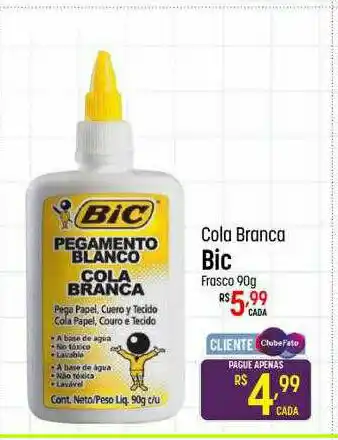 Muffato Cola Branca Bic oferta