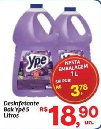 Fort Atacadista Desinfetante Bak Ypê oferta