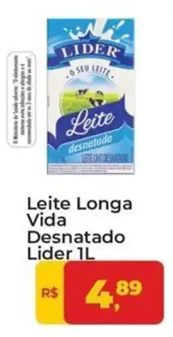 Tonin Superatacado Leite Longa Vida Desnatado Lider oferta