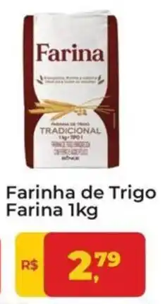 Tonin Superatacado Farinha de trigo farinha 1kg oferta