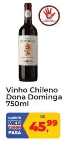 Tonin Superatacado Vinho Chileno Dona Dominga oferta