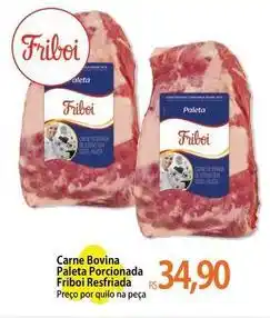 Atacadão Friboi - carne bovina paleta porcionada oferta