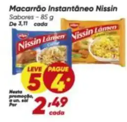 Dia Nissin - macarrão instantâneo oferta