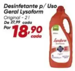 Dia Lysoform - desinfetante p/uso oferta
