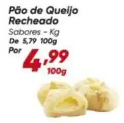 Dia Sabores - pão de queijo recheado oferta