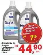 Fort Atacadista Comfort - amaciante de roupas pro diluido 5 litros oferta
