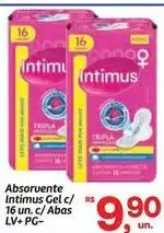 Fort Atacadista Intimus - absorvente gel c/ 16 un. c/ abas lv+ pg oferta