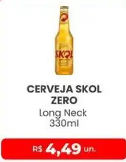 Higa Atacado Cerveja skol zero long neck oferta