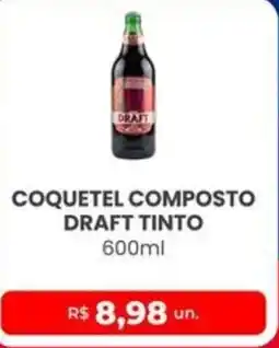 Higa Atacado Coquetel composto draft tinto oferta