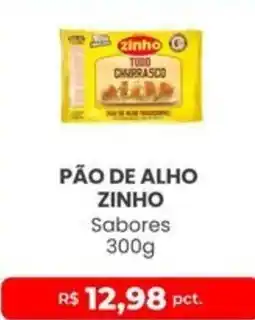 Higa Atacado Pão de alho zinho sabores oferta
