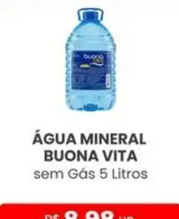 Higa Atacado Água mineral buona vita sem gás 5 litros oferta