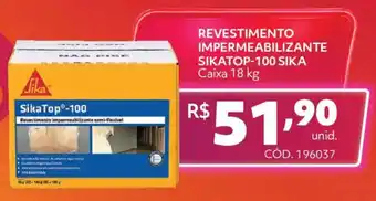 Revestimento impermeabilizante semi-flexível