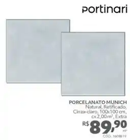 Telhanorte Porcelanato munich oferta