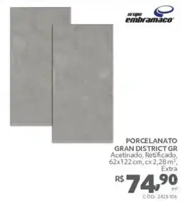Telhanorte Porcelanato gran district gr oferta