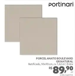 Telhanorte Porcelanato boulevard gr natural oferta